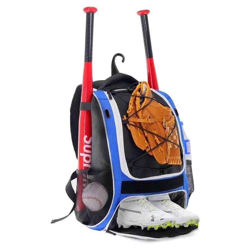 Baseball Softball Backpack with Shoes Compartment Outdoor Softball Bat Bag for Youth Adult Large Capacity Sports Shoulder Bags - AMIR BAGS INDIA PRIVATE LIMITED