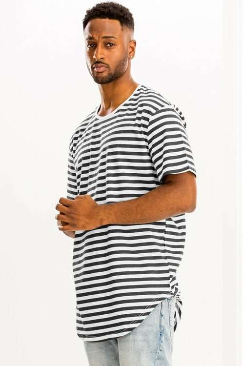 BASIC STRIPED TEE - AMIR BAGS INDIA PRIVATE LIMITED