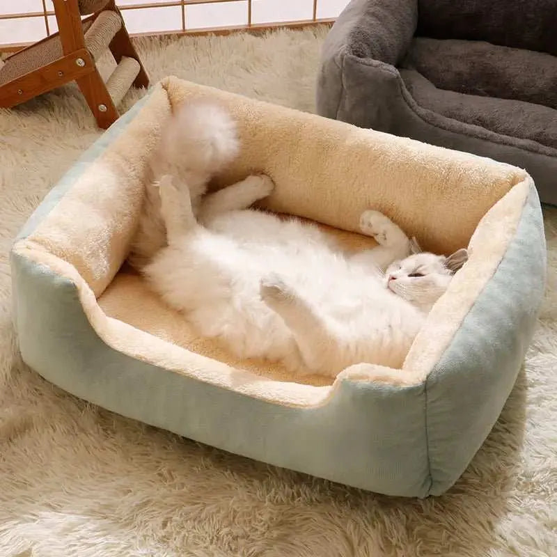 Bed For Cats Pet Products Warm Cushions Kitten Goods Accessories Dog All Beds And Furniture Things Accessory Habitats House Beds - AMIR BAGS INDIA PRIVATE LIMITED