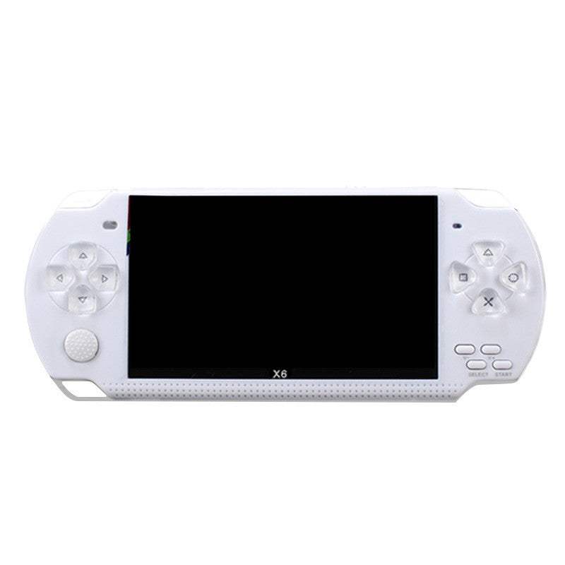 White X6 handheld game console with 4.3-inch HD screen and built-in controls