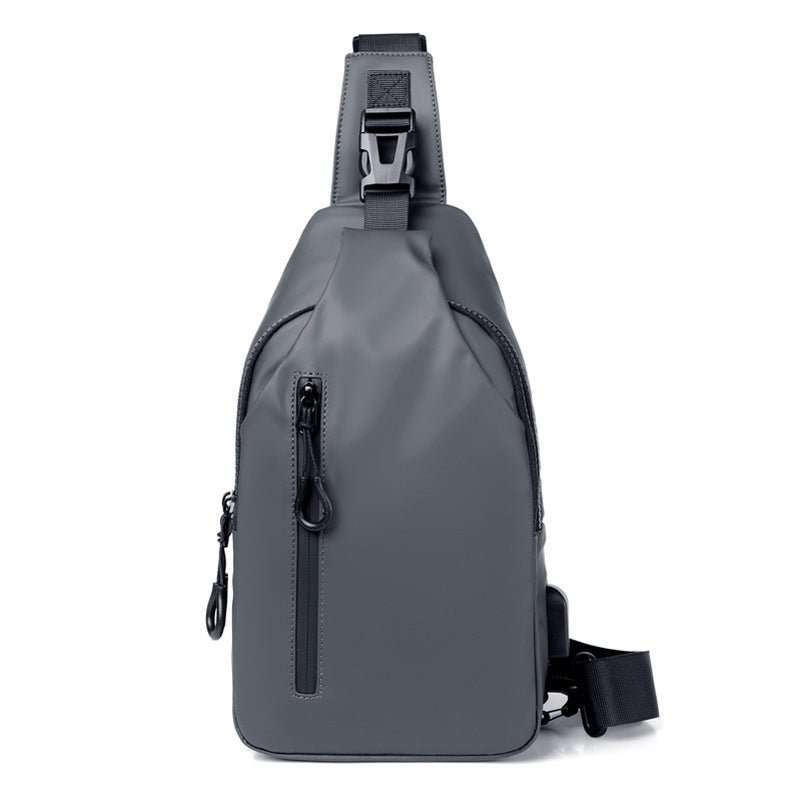 Black Sling Crossbody Backpack Shoulder Bag For Men Chest Bag - AMIR BAGS INDIA PRIVATE LIMITED