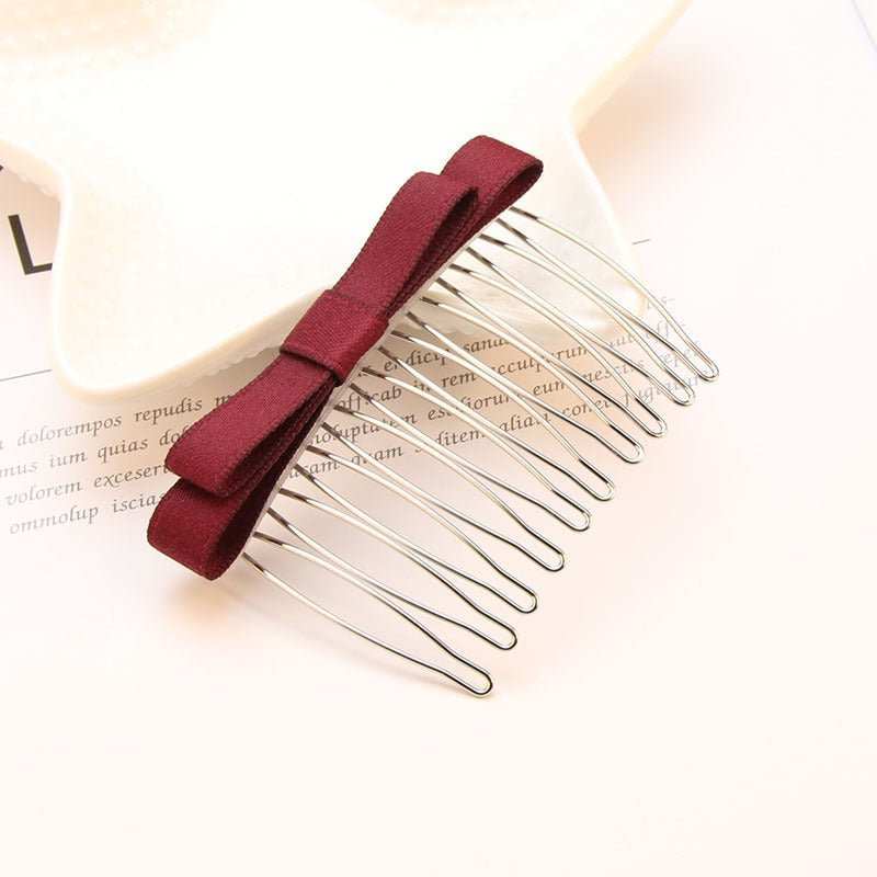 Bow Hair Comb Hair Clip Headdress Hair Clip - AMIR BAGS INDIA PRIVATE LIMITED