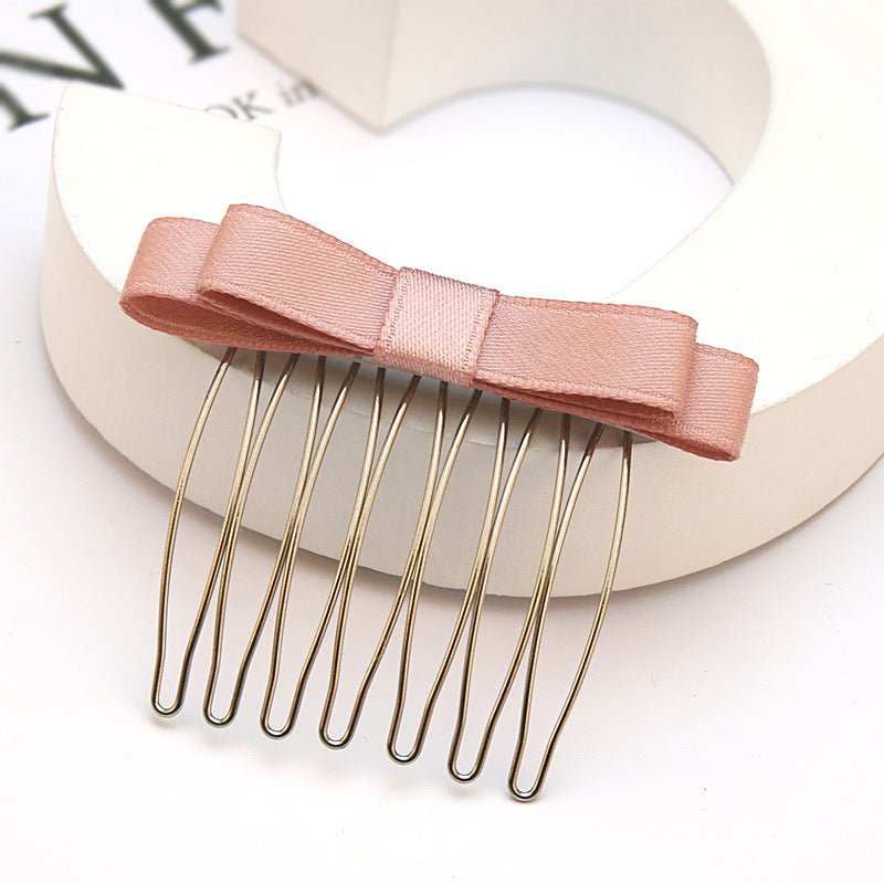 Bow Hair Comb Hair Clip Headdress Hair Clip - AMIR BAGS INDIA PRIVATE LIMITED