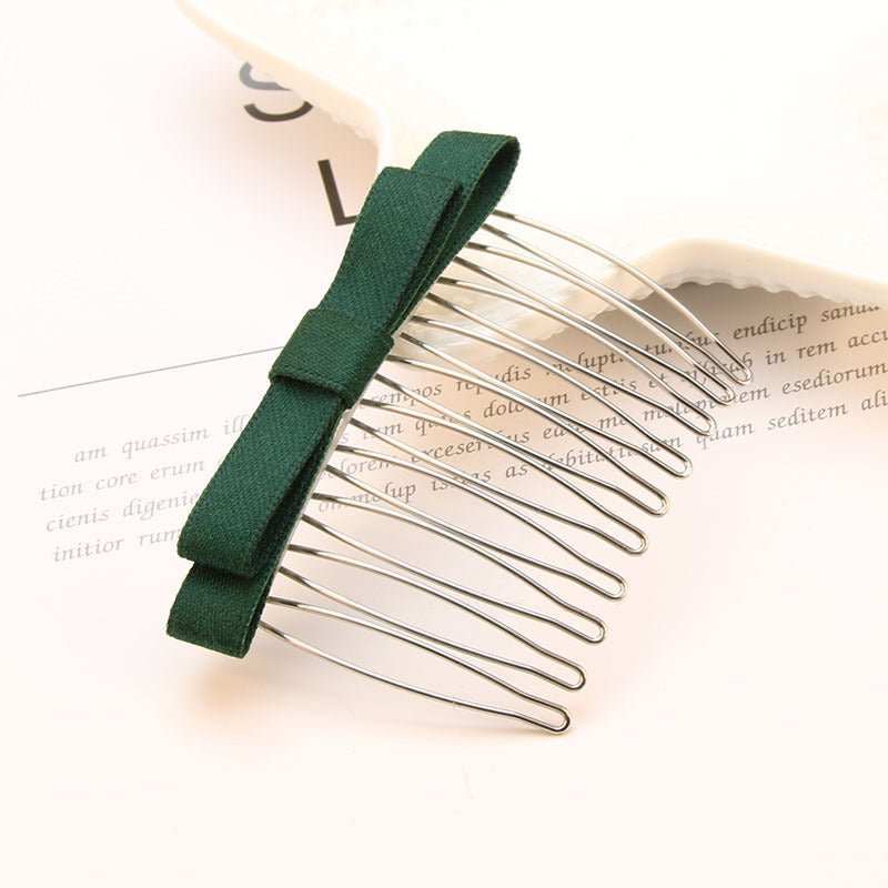 Bow Hair Comb Hair Clip Headdress Hair Clip - AMIR BAGS INDIA PRIVATE LIMITED