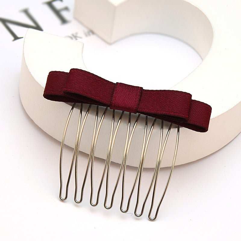 Bow Hair Comb Hair Clip Headdress Hair Clip - AMIR BAGS INDIA PRIVATE LIMITED