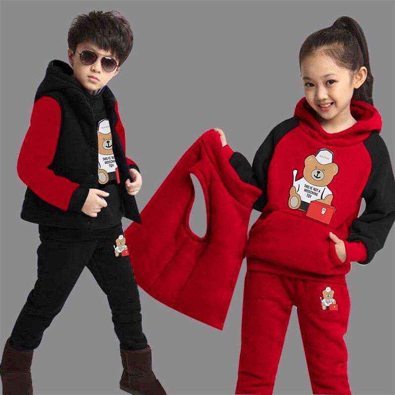 Boys Clothes Sport Suit Casual Boys Clothing 3ps Sets - AMIR BAGS INDIA PRIVATE LIMITED