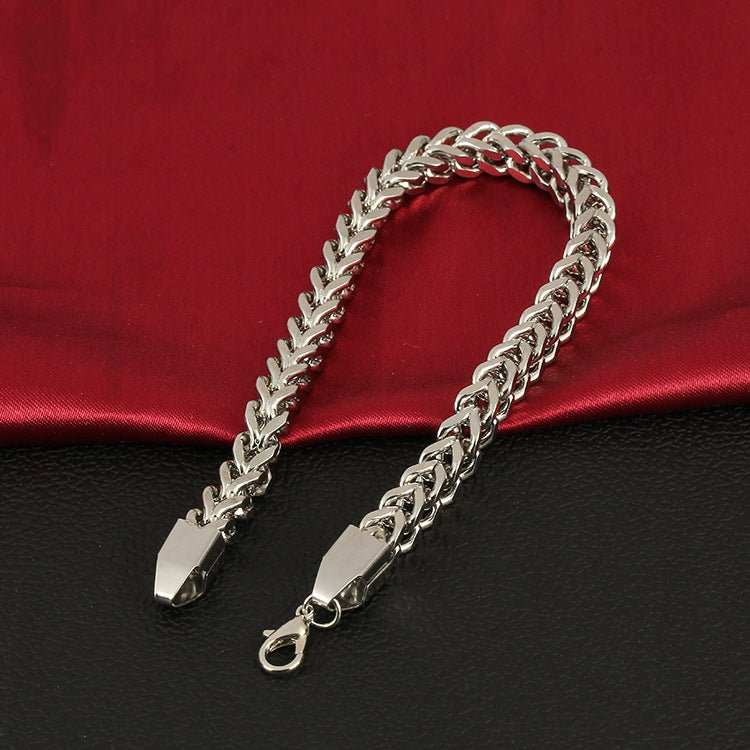 Braided bracelet stainless steel exquisite titanium steel jewelry - AMIR BAGS INDIA PRIVATE LIMITED