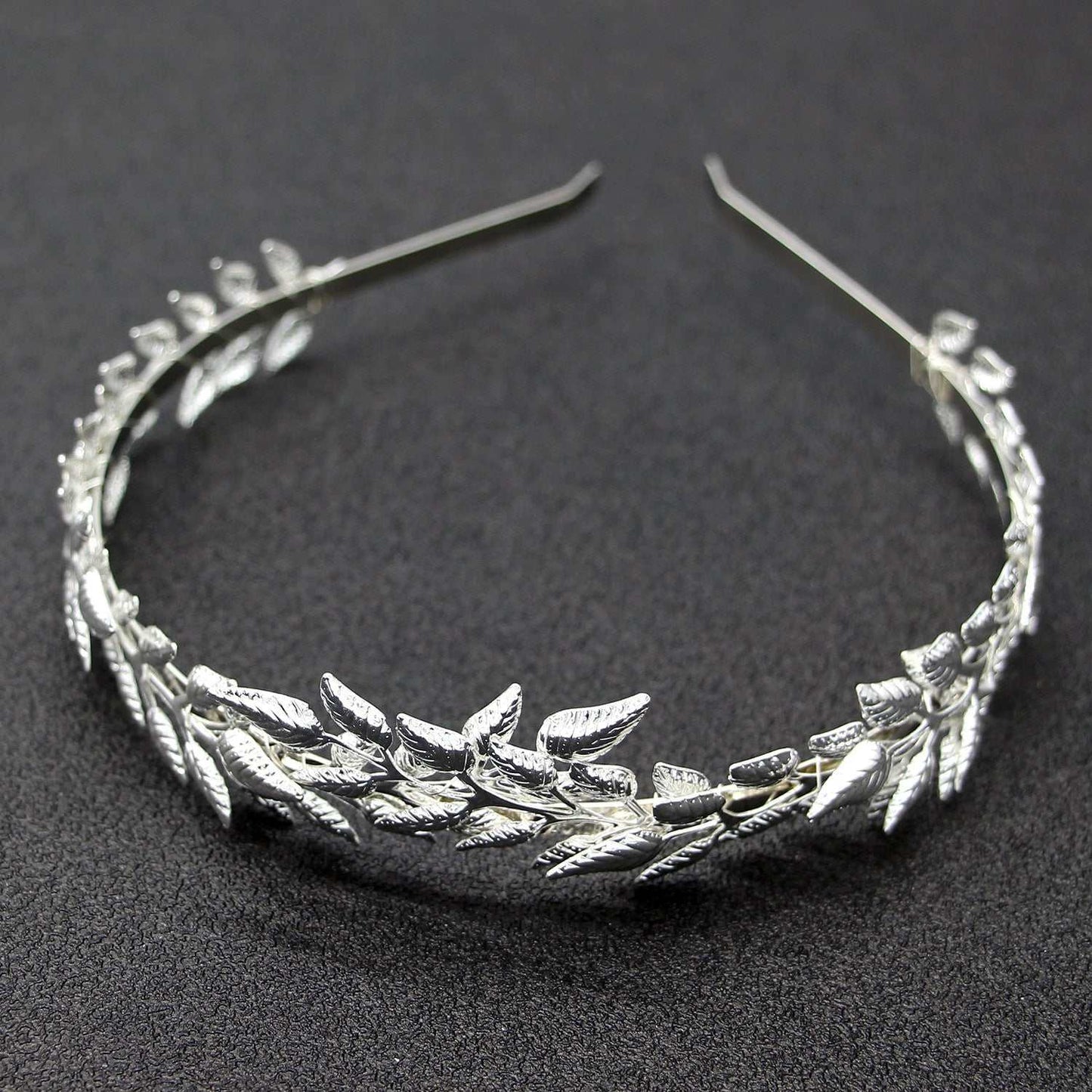 Bridal Golden Leaf Headband Alloy Crown Hair Accessories - AMIR BAGS INDIA PRIVATE LIMITED