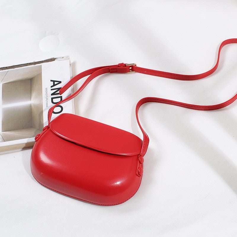 Candy Color Cute Shell Bag Ins Fashion Saddle Bags Women Shoulder Messenger Bag - AMIR BAGS INDIA PRIVATE LIMITED