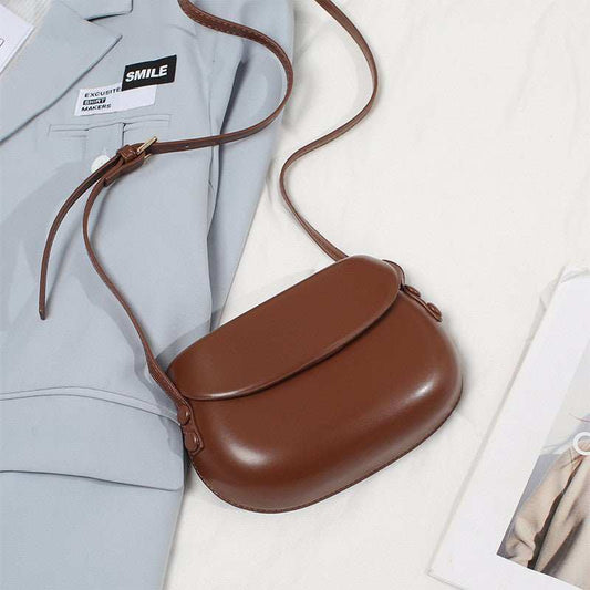 Candy Color Cute Shell Bag Ins Fashion Saddle Bags Women Shoulder Messenger Bag - AMIR BAGS INDIA PRIVATE LIMITED