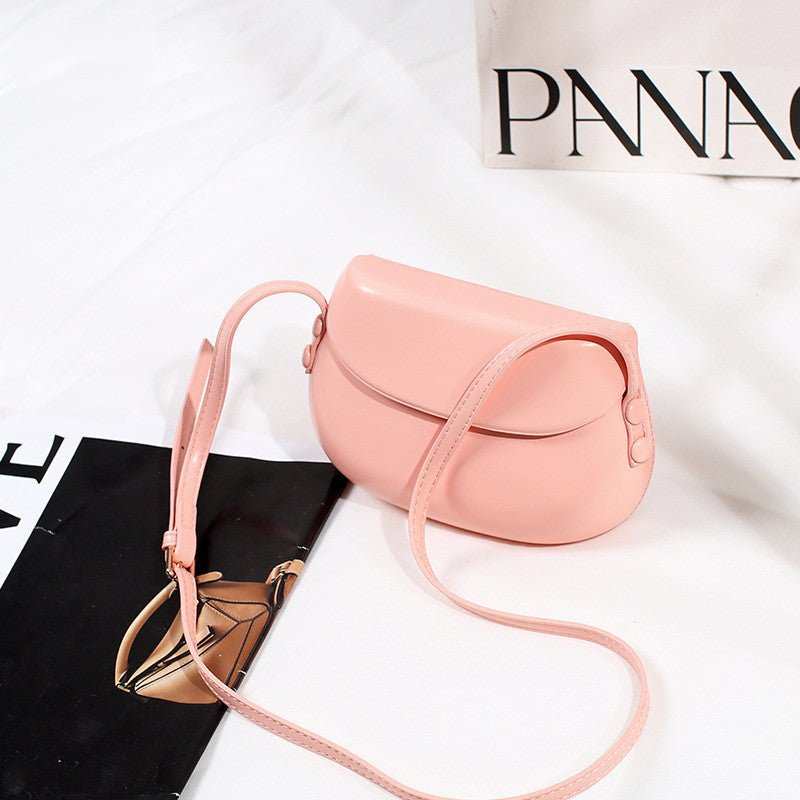 Candy Color Cute Shell Bag Ins Fashion Saddle Bags Women Shoulder Messenger Bag - AMIR BAGS INDIA PRIVATE LIMITED