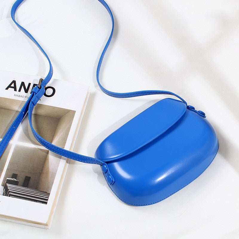 Candy Color Cute Shell Bag Ins Fashion Saddle Bags Women Shoulder Messenger Bag - AMIR BAGS INDIA PRIVATE LIMITED
