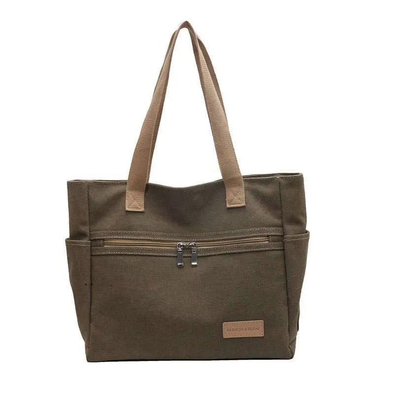 Canvas Shoulder Bags Women's Totes Handbag - AMIR BAGS INDIA PRIVATE LIMITED