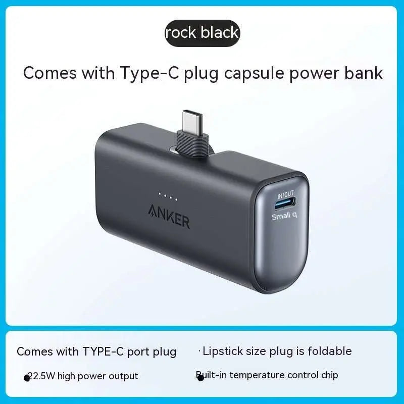 Capsule Power Bank Small Portable Mobile Power Pack - AMIR BAGS INDIA PRIVATE LIMITED