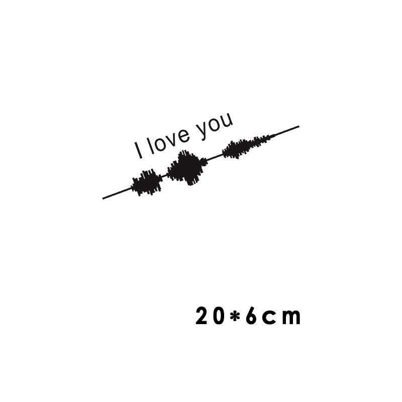 Car Electrocardiogram Creative Sound Wave Chart Car Sticker - AMIR BAGS INDIA PRIVATE LIMITED