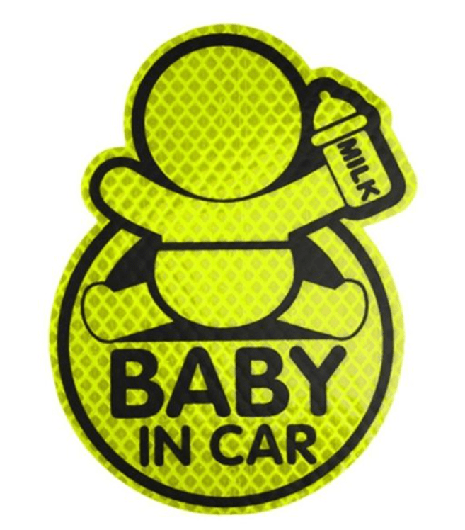 Car Reflective Stickers Baby In Car Reflective Car Stickers Car Reflective Warning Stickers - AMIR BAGS INDIA PRIVATE LIMITED