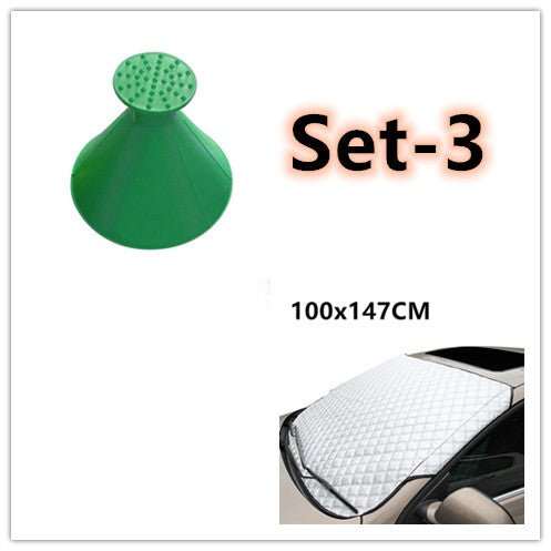 Car snow block front windshield antifreeze cover winter front gear snowboard windshield snow cover frost guard - AMIR BAGS INDIA PRIVATE LIMITED