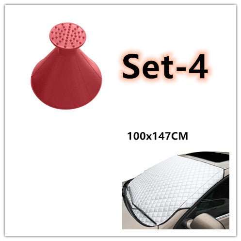 Car snow block front windshield antifreeze cover winter front gear snowboard windshield snow cover frost guard - AMIR BAGS INDIA PRIVATE LIMITED