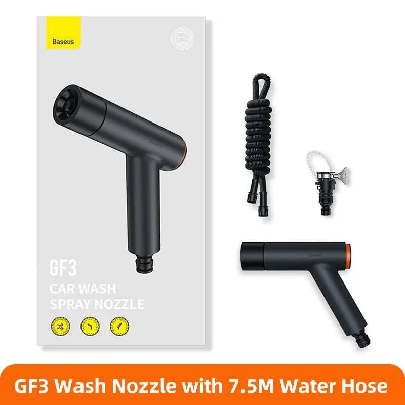 Car Washing Gun Universal Joint Car Household Multi-functionProduct information: Model: GF3Material: ABSSize: 158.3 * 130.5 * 35mmTelescopic water pipeProduct Name: Water PipeMaterial: explosion-proof TPE+polyesterLength: 2.5DropshipmanAMIR BAGS INDIA PRIVATE LIMITEDnull
