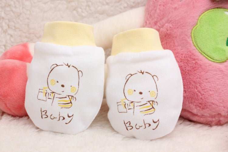 Cartoon Anti - scratch Face Gloves For Baby Products - AMIR BAGS INDIA PRIVATE LIMITED