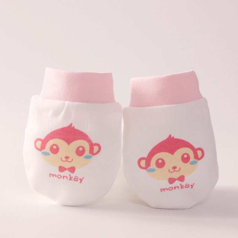 Cartoon Anti - scratch Face Gloves For Baby Products - AMIR BAGS INDIA PRIVATE LIMITED