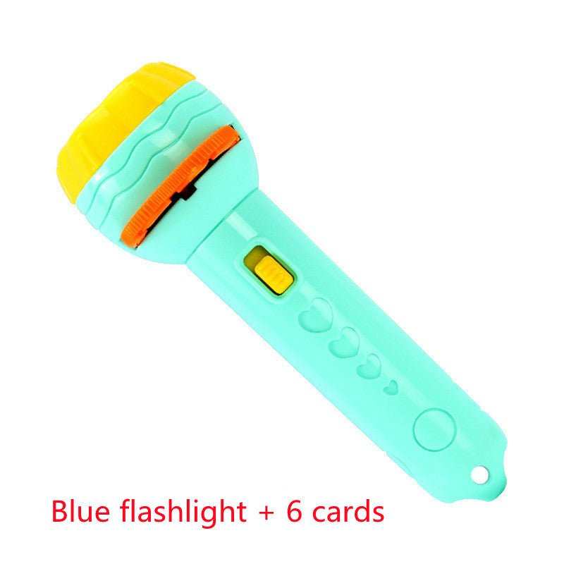 Cartoon Projection Flashlight 80 Patterns Creative Children Flashlight Toy Projector Baby Toys Bedtime Story Book - AMIR BAGS INDIA PRIVATE LIMITED