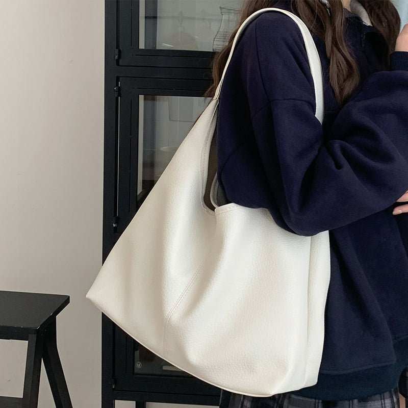 Casual Armpit Bag Women Shoulder Bag High Capacity Totes Female Shopping Bags Soft Leather Lady Purse Handbags - AMIR BAGS INDIA PRIVATE LIMITED