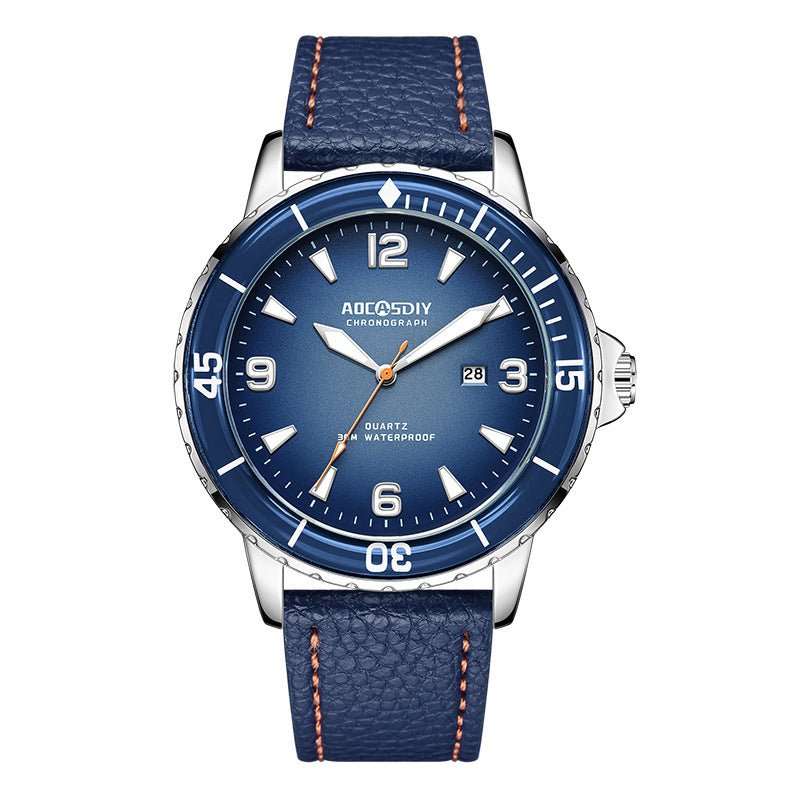 Casual Digital Large Dial Waterproof Calendar Quartz Men's Watch - AMIR BAGS INDIA PRIVATE LIMITED