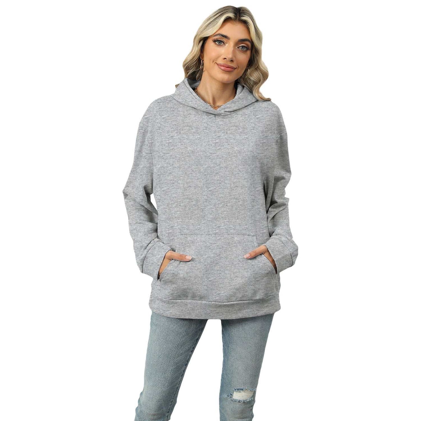 Casual Hooded Pocket Sweatshirt Women - AMIR BAGS INDIA PRIVATE LIMITED