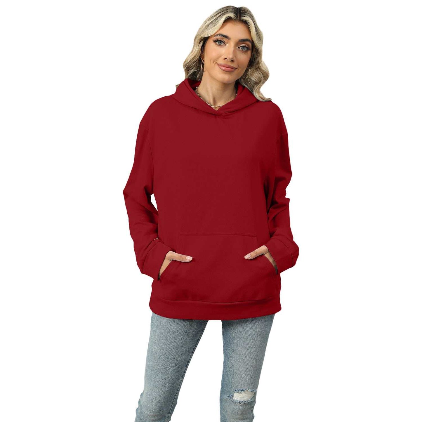 Casual Hooded Pocket Sweatshirt Women - AMIR BAGS INDIA PRIVATE LIMITED