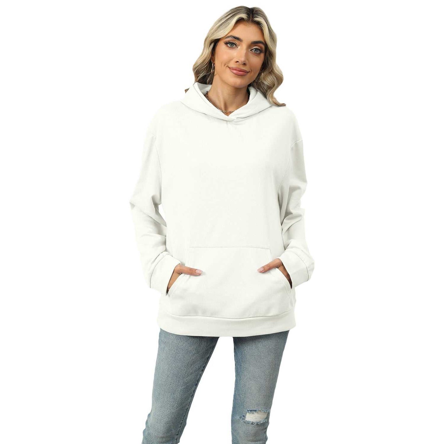 Casual Hooded Pocket Sweatshirt Women - AMIR BAGS INDIA PRIVATE LIMITED