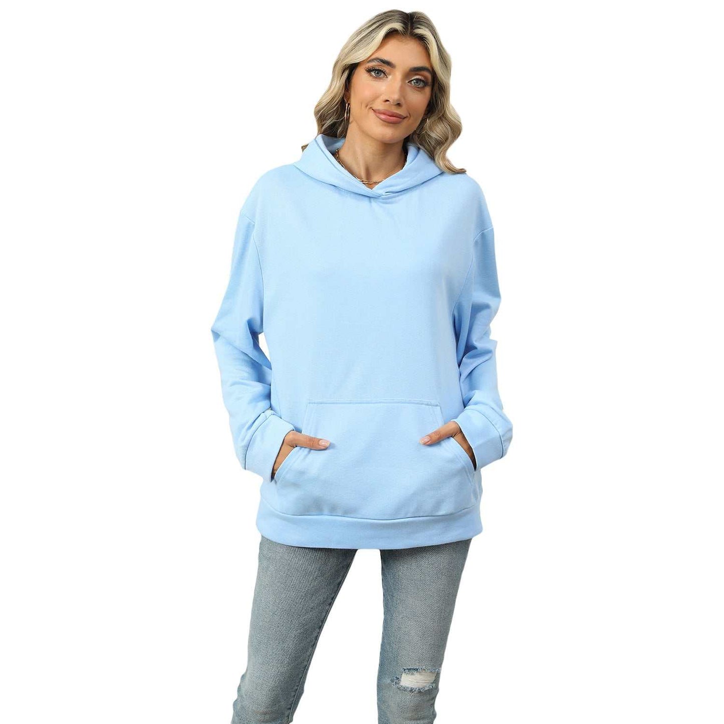 Casual Hooded Pocket Sweatshirt Women - AMIR BAGS INDIA PRIVATE LIMITED