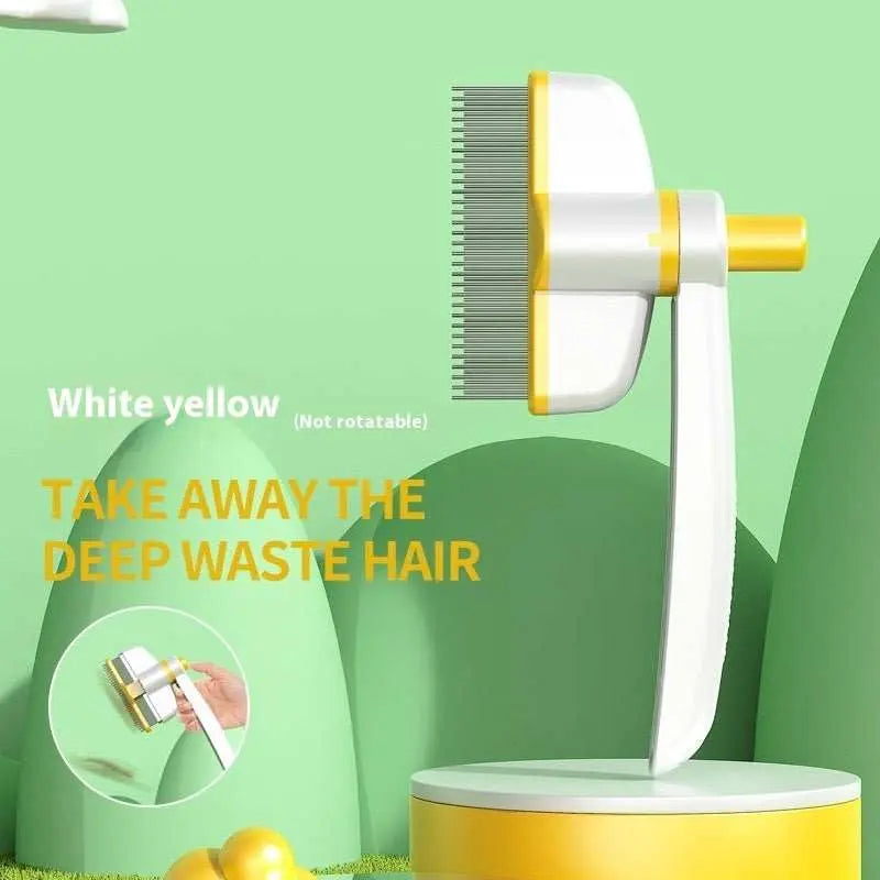 Cat Comb Tie Removal Floating Hair Magic Long Hair Pet Self - Cleaning Row Dog Cat Comb Grooming Supplies Flea Removal Brush Pets Products - AMIR BAGS INDIA PRIVATE LIMITED