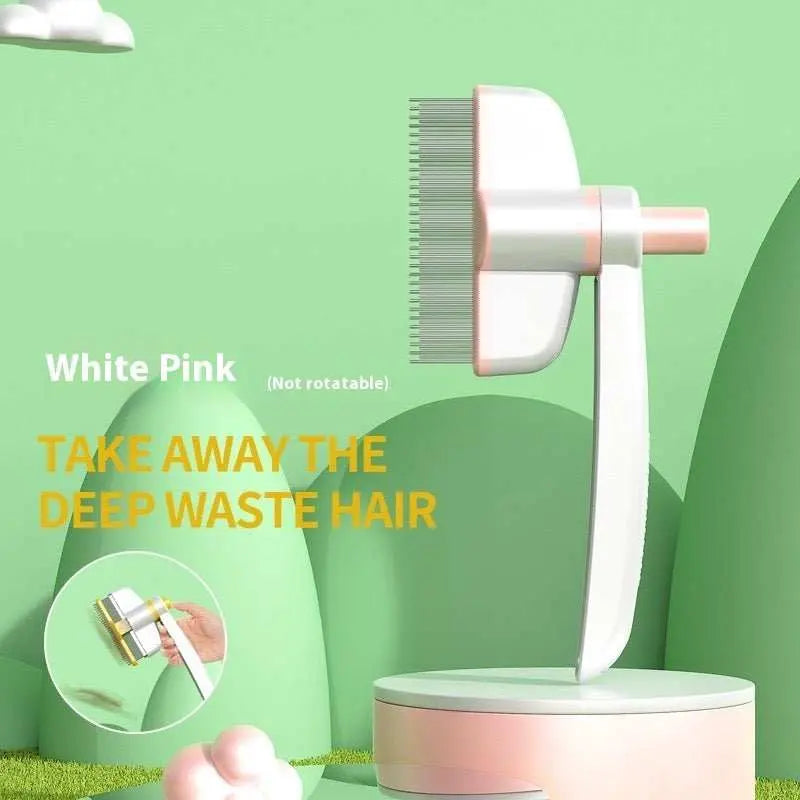 Cat Comb Tie Removal Floating Hair Magic Long Hair Pet Self - Cleaning Row Dog Cat Comb Grooming Supplies Flea Removal Brush Pets Products - AMIR BAGS INDIA PRIVATE LIMITED