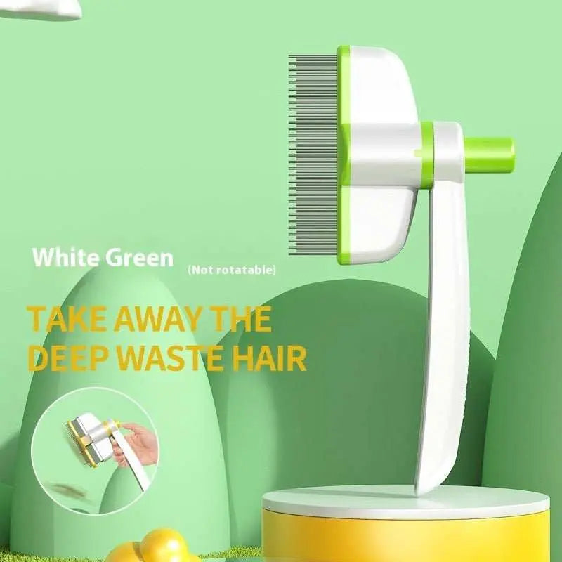 Cat Comb Tie Removal Floating Hair Magic Long Hair Pet Self - Cleaning Row Dog Cat Comb Grooming Supplies Flea Removal Brush Pets Products - AMIR BAGS INDIA PRIVATE LIMITED
