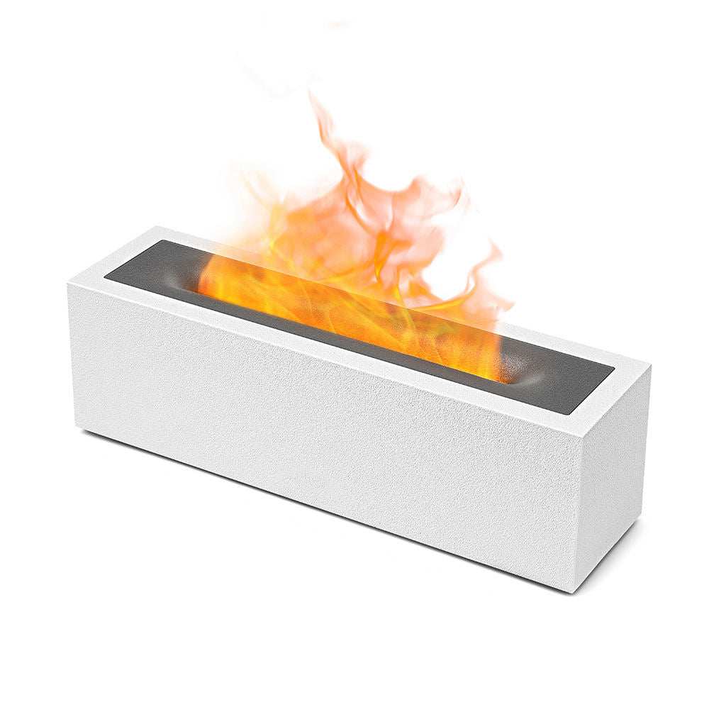 200ML modern white flame humidifier with USB ultrasonic aroma diffuser and cool mist fogger for home use
