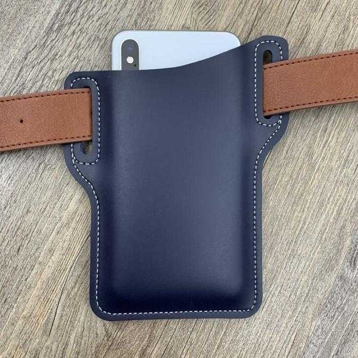 Cellphone Loop Holster Case Belt Waist Bag Props PU Leather Purse Phone Wallet - AMIR BAGS INDIA PRIVATE LIMITED
