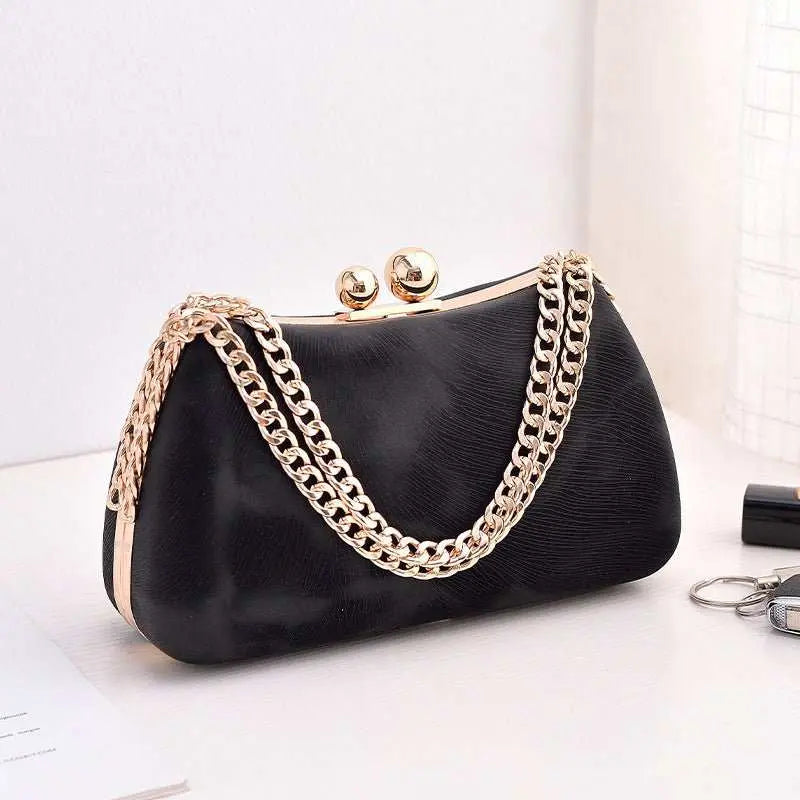 Chain Handbags Fashion Luxury Dress Party Dinner Bags For Women Crossbody Shoulder Bag - AMIR BAGS INDIA PRIVATE LIMITED