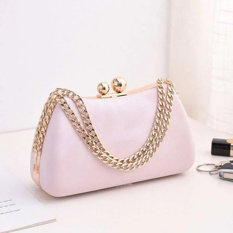 Chain Handbags Fashion Luxury Dress Party Dinner Bags For Women Crossbody Shoulder Bag - AMIR BAGS INDIA PRIVATE LIMITED