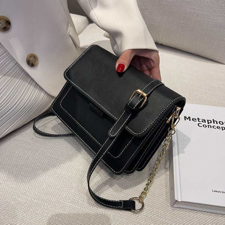Chain Messenger Bag Fashion Broadband Shoulder Small Square Bag - AMIR BAGS INDIA PRIVATE LIMITED