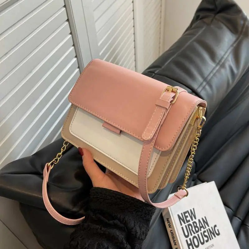 Chain Messenger Bag Fashion Broadband Shoulder Small Square Bag - AMIR BAGS INDIA PRIVATE LIMITED