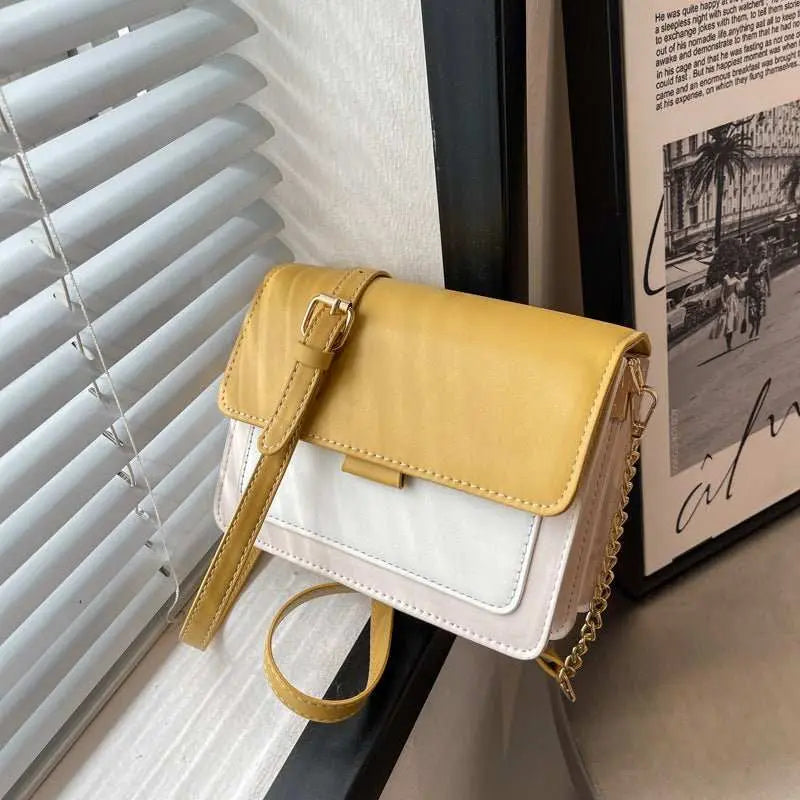 Chain Messenger Bag Fashion Broadband Shoulder Small Square Bag - AMIR BAGS INDIA PRIVATE LIMITED