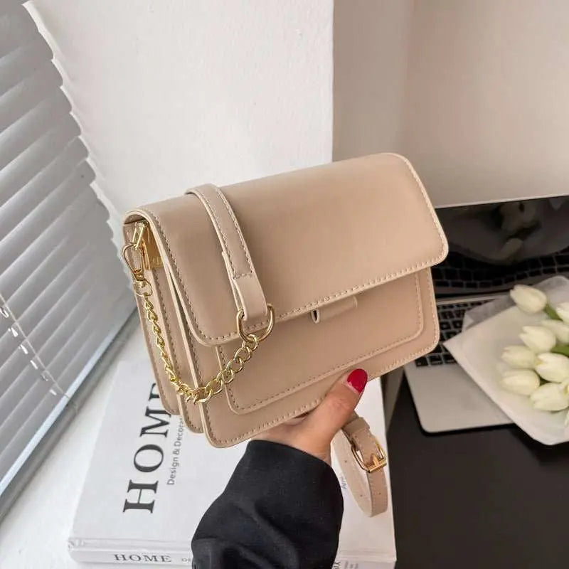 Chain Messenger Bag Fashion Broadband Shoulder Small Square Bag - AMIR BAGS INDIA PRIVATE LIMITED