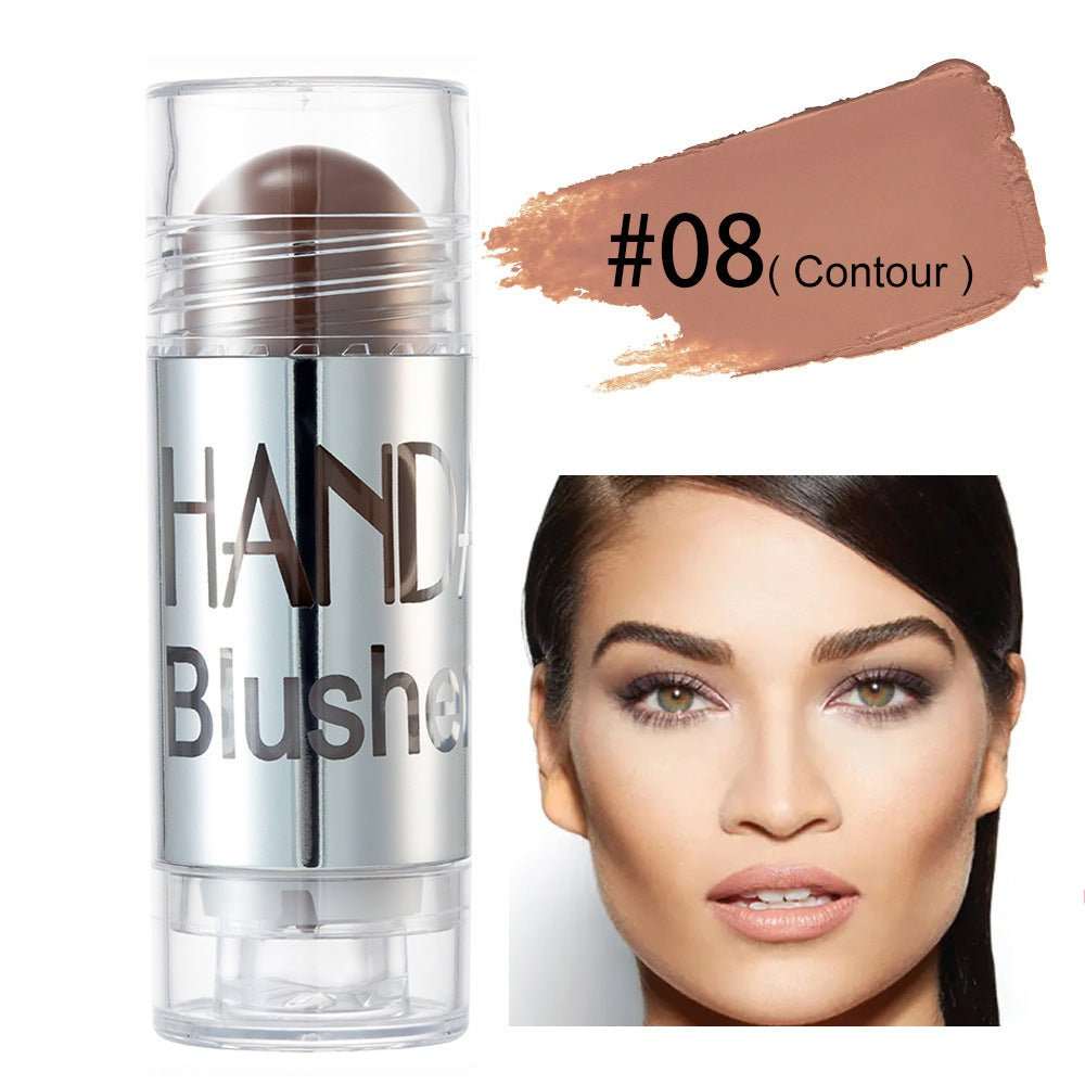 Cheek Blusher Shimmer Blush Stick Face Makeup Highlighter Bronzer Contour Cream Long - lasting Facial Make Up Cosmetics - AMIR BAGS INDIA PRIVATE LIMITED
