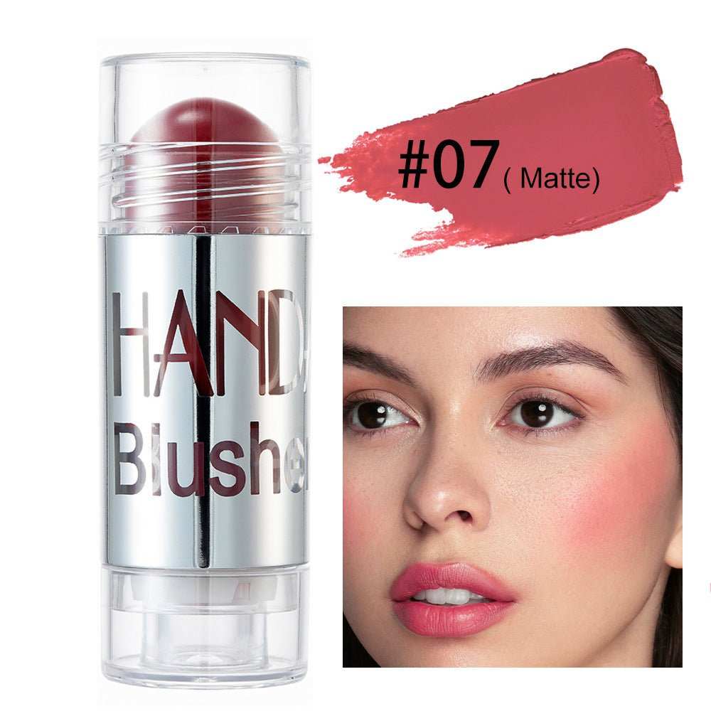 Cheek Blusher Shimmer Blush Stick Face Makeup Highlighter Bronzer Contour Cream Long - lasting Facial Make Up Cosmetics - AMIR BAGS INDIA PRIVATE LIMITED