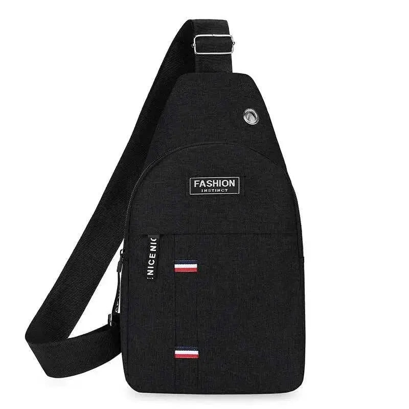 Chest Bag Men's One Shoulder Crossbody Bag Large Capacity Outdoor Sports And Leisure Fashion Small Shoulder Bag Large Capacit - AMIR BAGS INDIA PRIVATE LIMITED