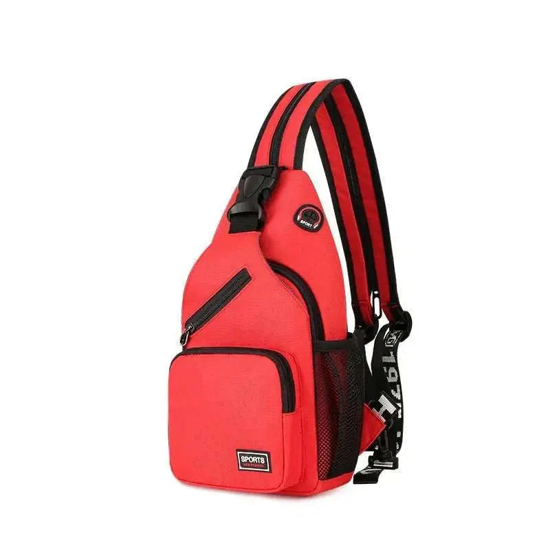 Chest Bag Men's One Shoulder Crossbody Bag Large Capacity Outdoor Sports And Leisure Fashion Small Shoulder Bag Large Capacit - AMIR BAGS INDIA PRIVATE LIMITED