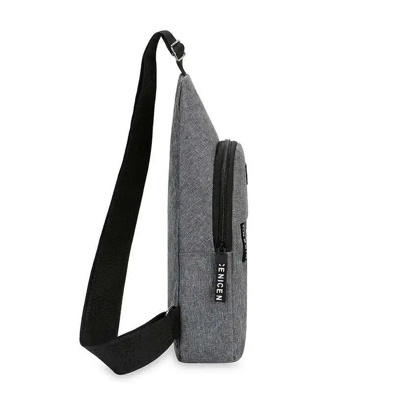 Chest Bag Men's One Shoulder Crossbody Bag Large Capacity Outdoor Sports And Leisure Fashion Small Shoulder Bag Large Capacit - AMIR BAGS INDIA PRIVATE LIMITED
