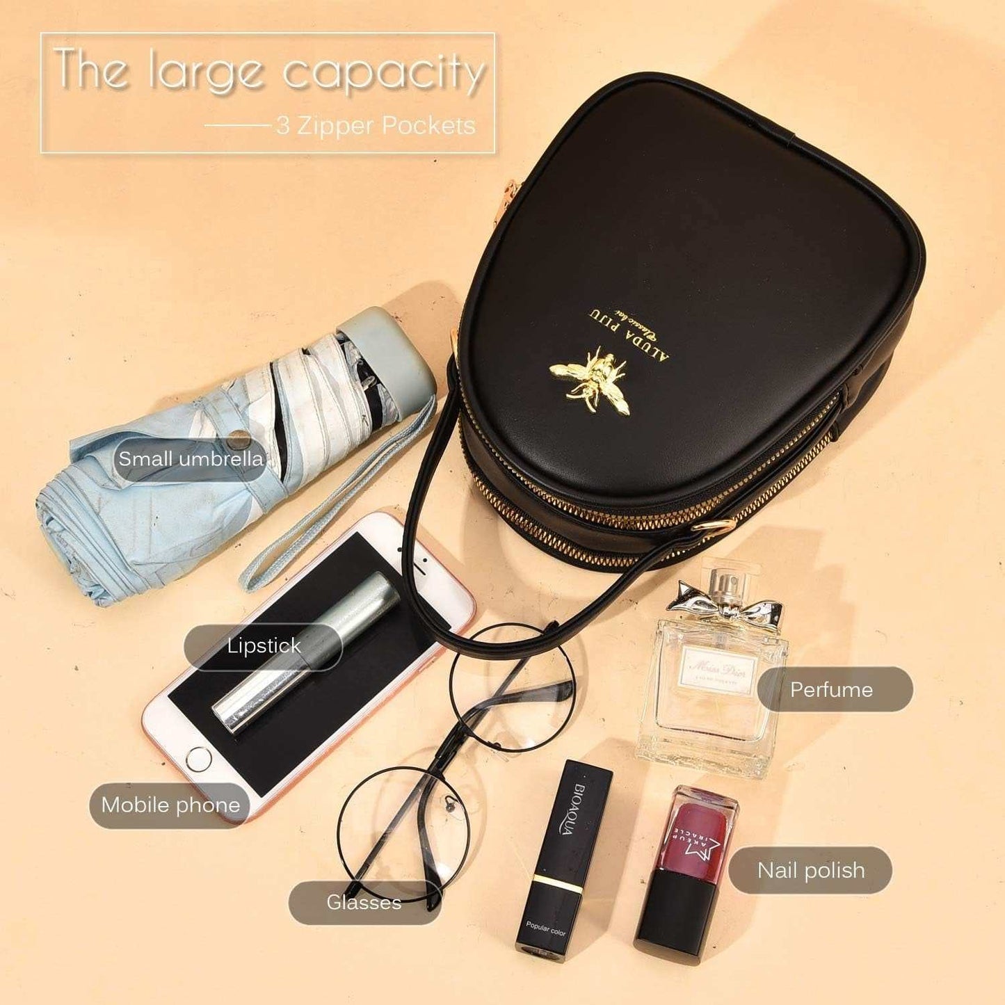 Chic and Versatile Small Crossbody Shoulder Bag for Women - Stylish Messenger Purse and Handbag - AMIR BAGS INDIA PRIVATE LIMITED