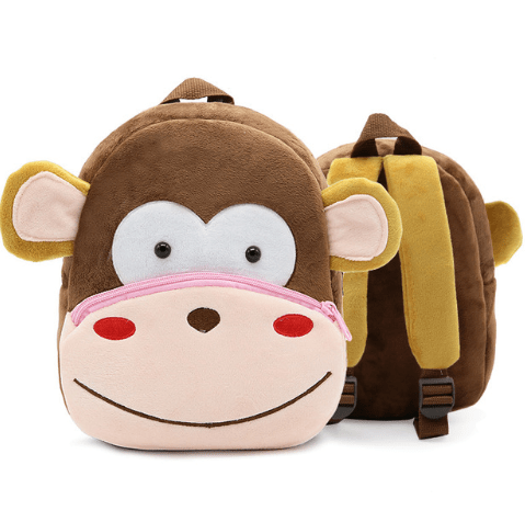 Children School Backpack Cartoon Rainbow Design Soft Plush Material For Toddler Baby Girls Kindergarten Kids School Bags - AMIR BAGS INDIA PRIVATE LIMITED